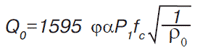 Формула расчета пропускной способности регулятора давления с односедельным затвором